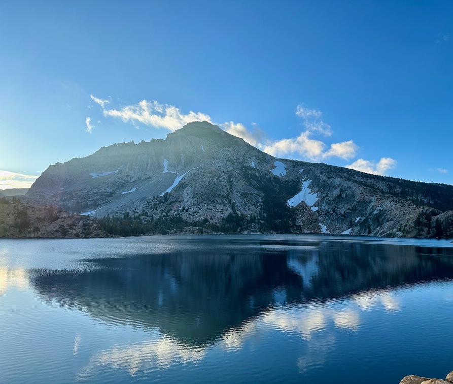 The view of Peeler Lake